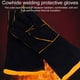thumbnail image 4 of Guantes de soldador de cuero JAMW Sencillez resistentes al calor y al fuego 35 cm, 4 of 5