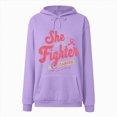 thumbnail image 4 of Godom Hoodies for Women Long Sleeves Casual Shirts Color Round Neck Sweatshirt Crewneck Pullover Tunic Tops Fall Winter Outfits Clothes Oversized Hoodie, 4 of 4