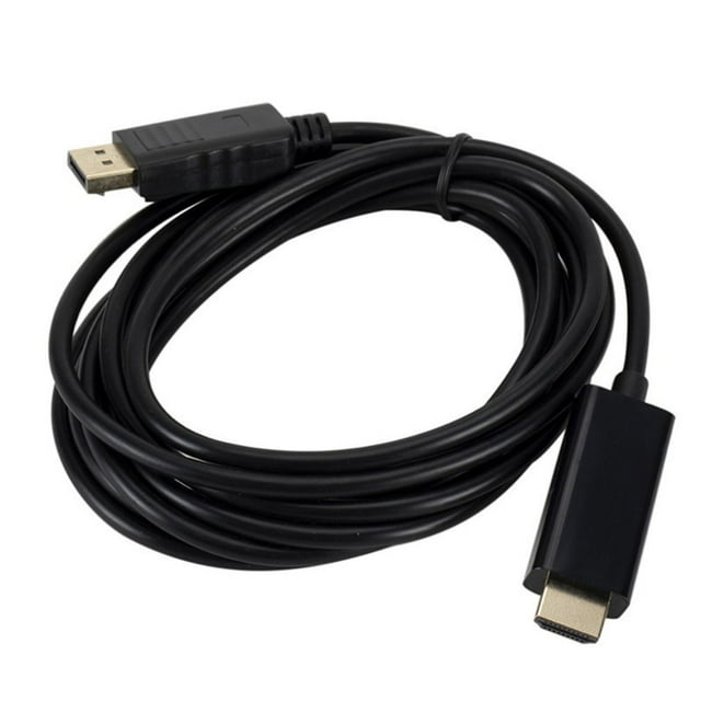 Câble DisplayPort vers HD, Câble de 5,9 Pieds de Long vers HD Signal Stable pour TV