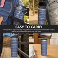 thumbnail image 7 of Christmas 30oz Handheld Travel Tumbler with Handle – Double Wall Stainless Steel Insulated Cup, Flip Straw Lid, Leak-Proof & BPA-Free for Hot and Cold Drinks – Durable Coffee & Juice Mug Black, 7 of 7