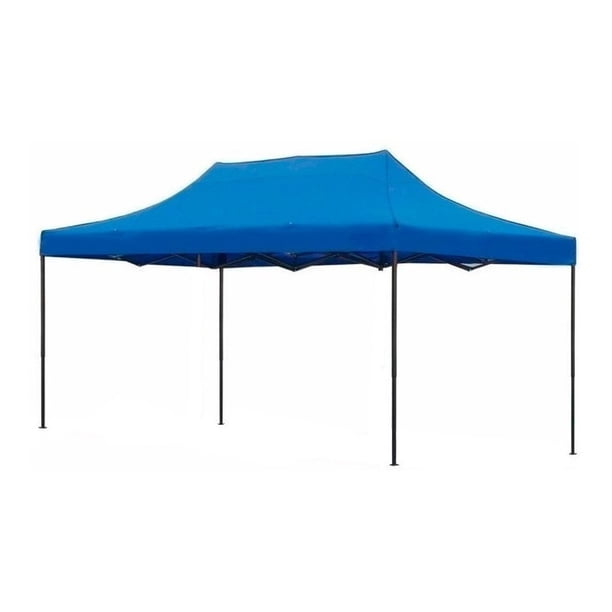 Carpa Toldo 3x4.5 Plegable Jardimex Impermeable Patio Azul
