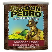 (2 pack) Cafe Don Pedro Low Acid Ground Arabica Coffee, 34.5 oz.
