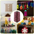 thumbnail image 3 of Sombrero con Hilo de Seda de Hielo Ligero Hilo Compuesto Tejido a Mano Diy Hilo Hueco Paquete de Gancho Hilo de Cojín Del Sombrero Fresco Del Verano Paquetes de Hielo Suave, 3 of 5