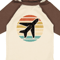 thumbnail image 4 of Inktastic Airplane Pilot Vintage Sunset Boys or Girls Long Sleeve Baby Bodysuit, 4 of 5