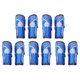 thumbnail image 1 of Espinilleras Fútbol Protector Piernas Deportivo Seguridad para 8 A 12 Años () Azul, 1 of 7