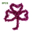 thumbnail image 4 of Tinsel Garland Guirnalda de chambrock Decoraciones de lámina metálica Colgada de techo para bodas de Navidad Uso al aire libre y interior 2mrose 8 piezas Scienceny HA012699-06, 4 of 7