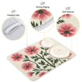 thumbnail image 4 of Yayeee Dish Drying Mat for Kitchen Counter Ultra Absorbent Easy Clean Pad 24x18", Light Pink Flowers, 4 of 7