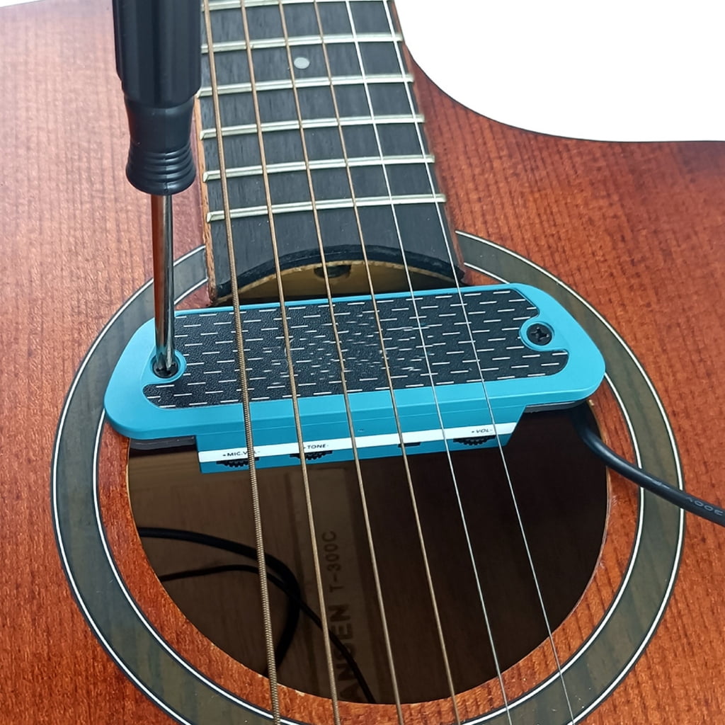 Yokua Guitar Tuner Pickup Replacement Guitar Sound Hole Pickup Easy to Install