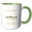 Green/White, variant on 3drose, Utah Territory Fish Bonneville Cutthroat Trout, 11oz Mug
