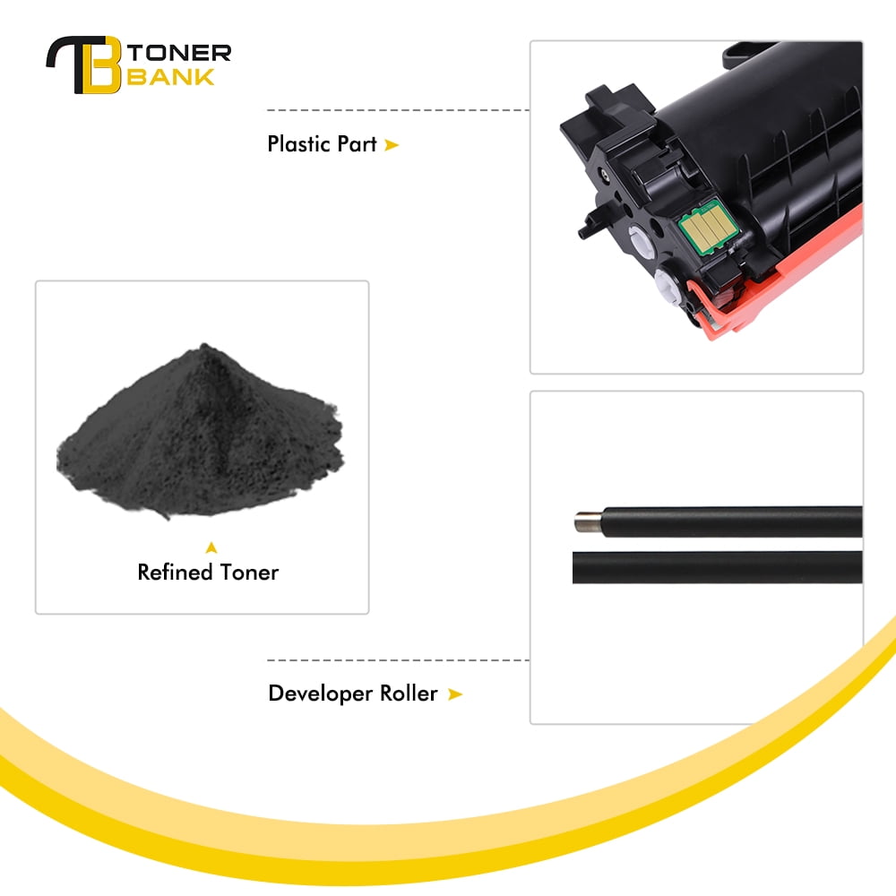 LCL Compatible Toner Cartridge Replacement for Brother TN760 TN-760 TN730  TN-730 3000 Pages with Chip HL-L2350DW HL-L2390DW HL-L2395DW HL-L2370DW