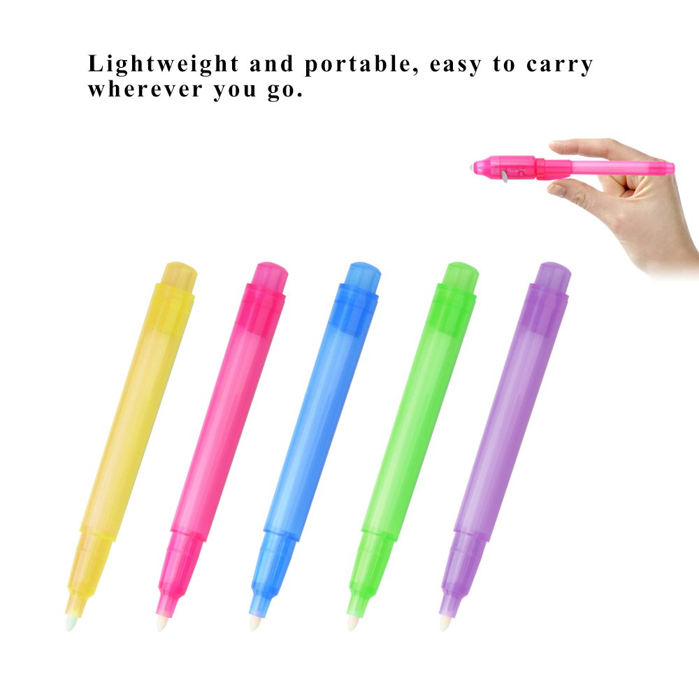 Buy Wholesale China 3 In 1 Uv Light Markers Invisible Ink Magic Secret  Message Pen Fancy Stationery Promotion Stationery & Uv Marker With Light at  USD 0.41