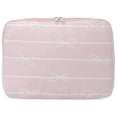 thumbnail image 1 of Estuche Transporte para Computadora Portátil Bolso Acolchado 15 Pulgadas Con Lindo Lazo Mujeres Y Niñas () Rosa, 1 of 9