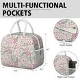 thumbnail image 6 of Obrewu Pioneer Flower Lunch Bag for Adult, Insulated, Leakproof, Oxford Cloth, 6 of 7