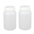 thumbnail image 5 of 2Pcs 250ml Plastic Wide Mouth Laboratory Reagent Bottle Sealling Bottle White, 5 of 5