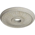 thumbnail image 3 of Ekena Millwork 20 1/8"OD x 3 7/8"ID x 1 7/8"P Berkshire Ceiling Medallion (Fits Canopies up to 6 3/8"), Hand-Painted Pot of Cream Crackle, 3 of 7