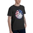 thumbnail image 2 of Independence-Day Men's T-Shirt Cotton 100% Summer Tops Fashion Casual Eagle Short Sleeves for Men Women Round Collar Top Tees, 2 of 6