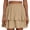 Khaki, variant on Sentmoon Skirt High Waist Skorts for Women Casual Solid Color Regular Fit Mini Skirts for Women for Summer and Hot Weather S-2XL