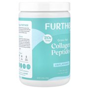 Further Food Unflavored Collagen Peptides Powder, Grass-Fed Pasture-Raised Hydrolyzed Type 1 & 3 Protein, Gut Health + Joint, Hair, Skin, Nails, Paleo Keto Sugar-Free 9.88 oz