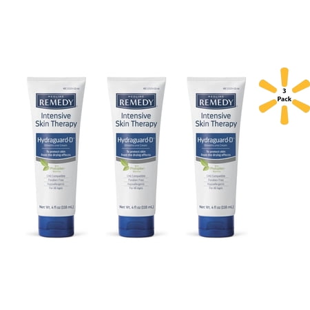 Medline Remedy Prevent Silicone Cream Clinical Unscented Hypoallergenic 4oz, 3 Pack - MSC092564