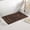 Coffee#2, variant on Rectangular Lattice Flocking Floor Absorbent & Non Bathroom Rug Microfiber Bath for Entrance Living Room Kitchen 60x40cm 1 Pack
