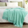 thumbnail image 6 of Home Soft Things Crystal Chenille Throw - Island Paradise - 50" x 60", 6 of 8