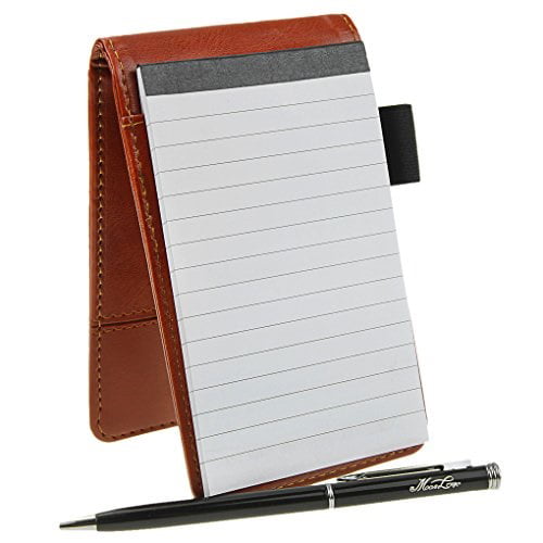 small pocket pu leather business notebook lined memo pad ...