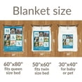 thumbnail image 5 of AISENIN Custom Pet Blanket with Pictures Extra Soft Personalized Blanket Customized Dog Blanket HD Print Custom Photo Blanket Custom Gift, 5 of 5
