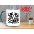 thumbnail image 2 of Chess Two Tone Black Edition Coffee Mug 11oz - Tears Of My Chess - Chess Lovers Hobbies Athletic Coach Competition Player Strategies Dad Logic Game Bishop, 2 of 7