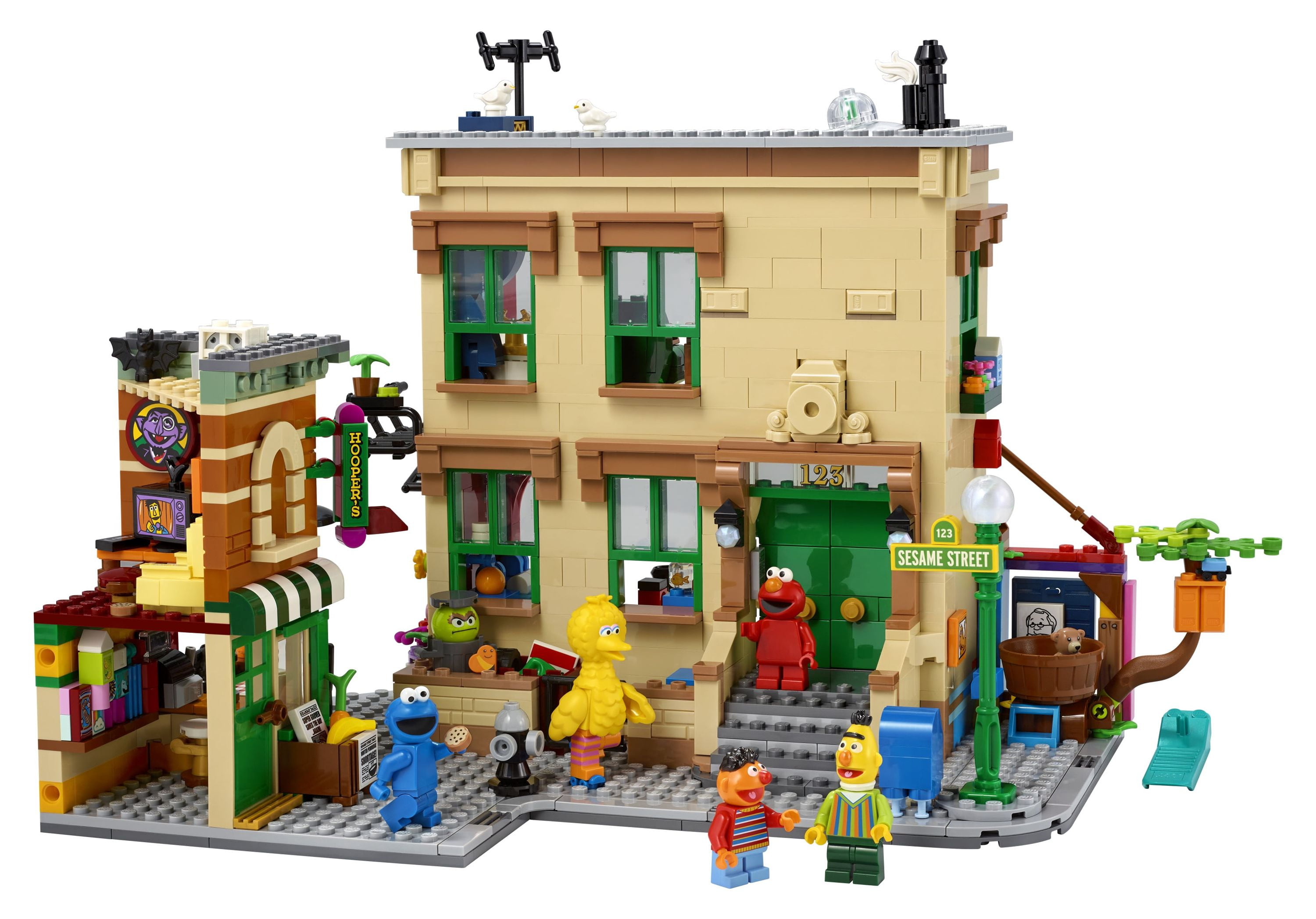 LEGO Ideas 123 Sesame Street 21324 Creative Building Toy (1,367 Pieces) 
