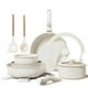 thumbnail image 1 of Bazova - Juego de utensilios de cocina antiadherentes de cerámica, saludable, no tóxico, juego de ollas y sartenes de 17 piezas, asas extraíbles, juego de cocina de inducción, resistente a las manchas, 1 of 5