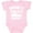 AD-Pink, variant on Mommys Lil Racing Buddy Boys or Girls Baby Bodysuit