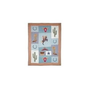 Patch Magic QQCGRL Cowgirl, Quilt Queen 85 x 95 inch