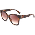 thumbnail image 1 of FEISEDY Retro Oversized Square Sunglasses Stylish Colorful Frame Chic Eyewear for Woman and Men B2597, 1 of 5