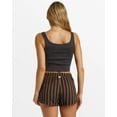 thumbnail image 3 of Billabong Women's Sun Goodness Cropped Tank Top Tee T-Shirt (X-Small, Black Vintage Wash), 3 of 6