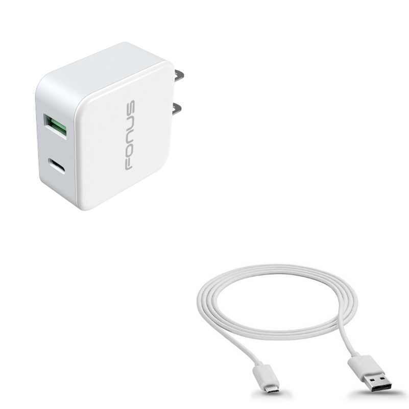 36W Quick Home Charger w MicroUSB 6ft USB Cable L2Z for Alcatel Fierce 4 2, Evolve 2, 1x Evolve - ASUS ZenFone Max Plus M1, PadFone X mini, 5Q 3 Max 2E 2 - Blackberry DTek50, Classic, Z10 Z30 36W Quick Home Charger w MicroUSB 6ft USB Cable L2Z for Alcatel Fierce 4 2, Evolve 2, 1x Evolve - ASUS ZenFone Max Plus M1, PadFone X mini, 5Q 3 Max 2E 2 - Blackberry DTek50, Classic, Z10 Z30