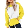 thumbnail image 2 of Vividxx Hoodies For Girls Oversized Long Sleeve Hooded Sweatshirt Kids Casual Color Block Pullovers Tops With Pocket Fashion Clothing 11-12 Years, 2 of 8
