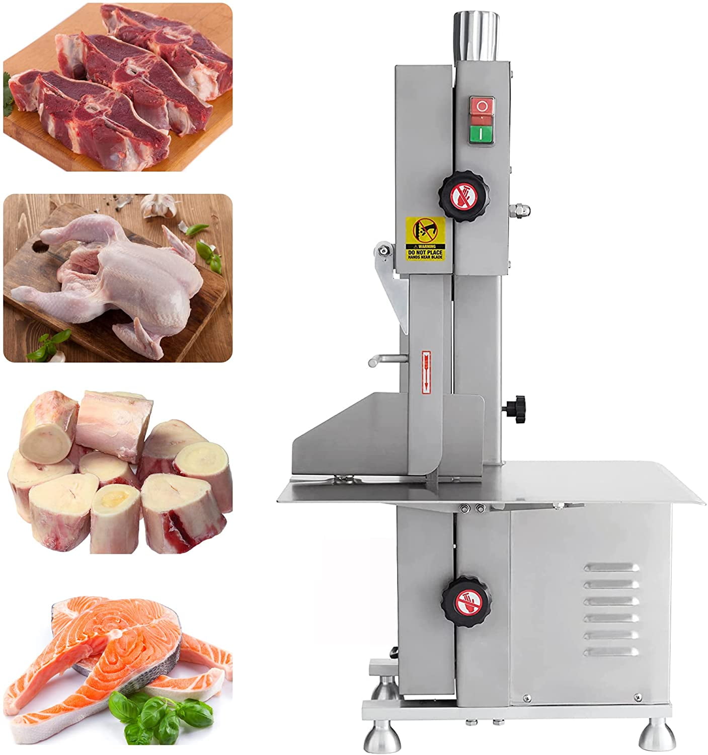 220V Electric Bone Saw Machine Frozen Meat Frozen Fish Steak Cutting Machine 