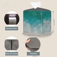 thumbnail image 2 of 1 Pack/ 2 Pack Tissue Box Cover, Square PU Leather Tissue Holder, Decorative Facial Tissue Cube Paper Organizer Dispenser for Bathroom, Night Stands, Desk, Car, 5X5X5 in, 2 of 6