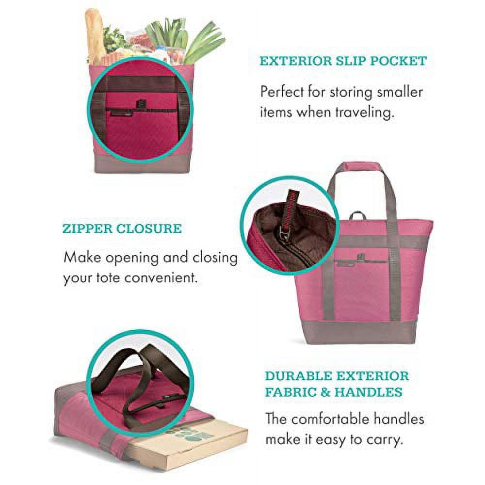 Rachael Ray Jumbo Chill Out Tote- Burgundy