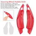 thumbnail image 2 of Carbon Look Steering Wheel Paddle Shifter Extension For Toyota Ractis Lexus, 2 of 13