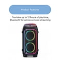 thumbnail image 4 of onn XL Wireless Party Speaker with Multicolor LED Lighting, 4 of 16
