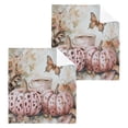 thumbnail image 2 of BZSMCE Towel Cotton Face Towel Soft Hand Towels Fashion Autumn Serenity with Pumpkins Pattern, 2 of 9