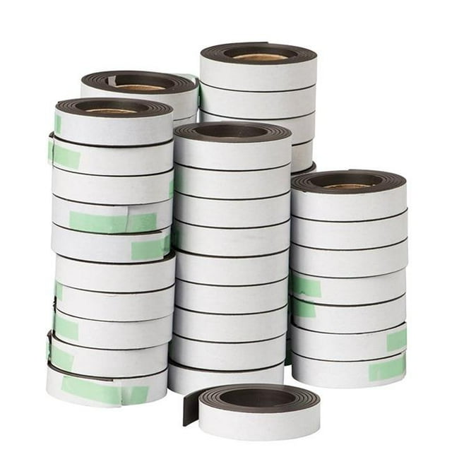 Dowling Magnets DO-614D Bandes Magnétiques de 0,5 X 30 Po avec Adhésif 48 Rouleaux
