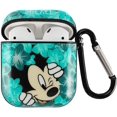 thumbnail image 1 of Coque pour Airpods Compatible avec IBAOLEA Airpods 1 & 2, Coque Antichoc Entièrement Protégée avec Porte-Clés et Mousqueton, Supporte la Charge Sans Fil (Mickey Vert), 1 of 7