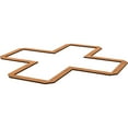 thumbnail image 6 of 60 3/8"W x 60 3/8"H x 3/8"T King Size Fowler Decorative Fretwork Wood Ceiling Panels, Cherry, 6 of 10