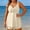 #0054-Beige, variant on Sokhug Womens Plus Size Solid Color Tankini Set Waist Control Design Two Piece Swimsuit With Built in Bra
