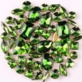 thumbnail image 1 of Yazoeia 50 Pcs Mix Shapes Sew On Crystal Rhinestone, Claw Flatback Crystal Rhinestones, Flatback Claw Setting Glass Sew On Crystal Rhinestone for DIY Crafts, Clothes, Costume, Dress, and, 1 of 5