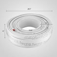 thumbnail image 2 of VEVOR PEX AL PEX Tube 1/2 Pouce Rouleau de 656 Pieds 200 m Tube de Chaleur Radiant, 2 of 8