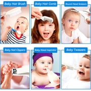 Baby Healthcare and Grooming Kit, Portable Baby Safety Care Set, Baby Essentials kit for Newborn (Grey White 20 in 1)
