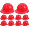 thumbnail image 1 of 10pcs Mini Construction Helmet Realistic Small Helmet Model Doll Helmet Decor Hat Decor, 1 of 9